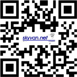 QR-Code Skyvan mit Logo klein